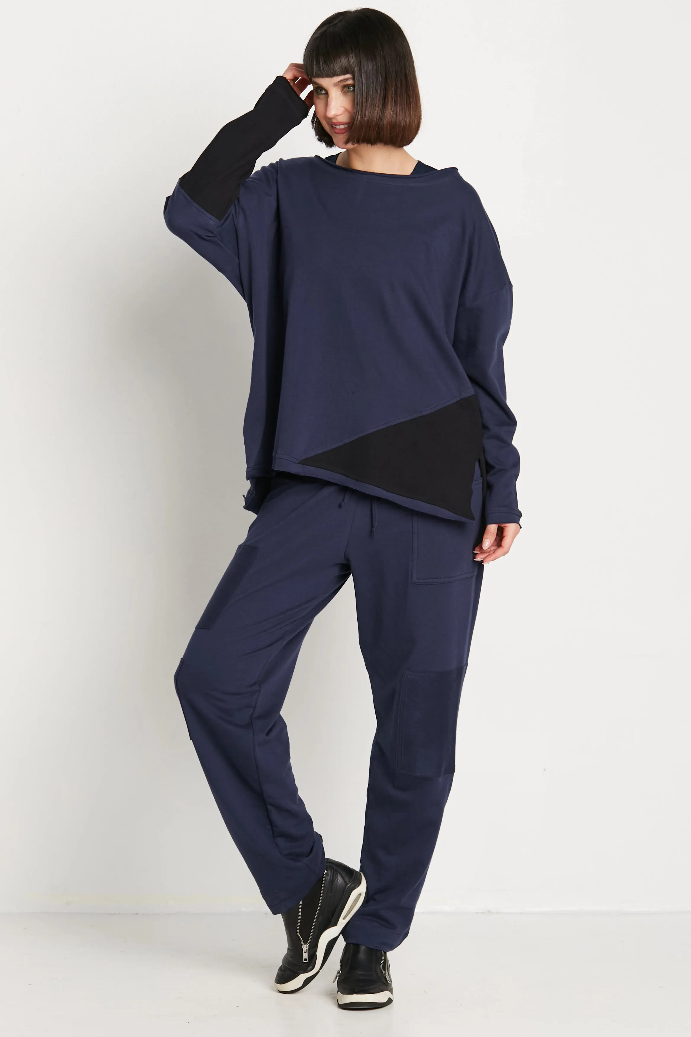 French Terry Patch Pants
