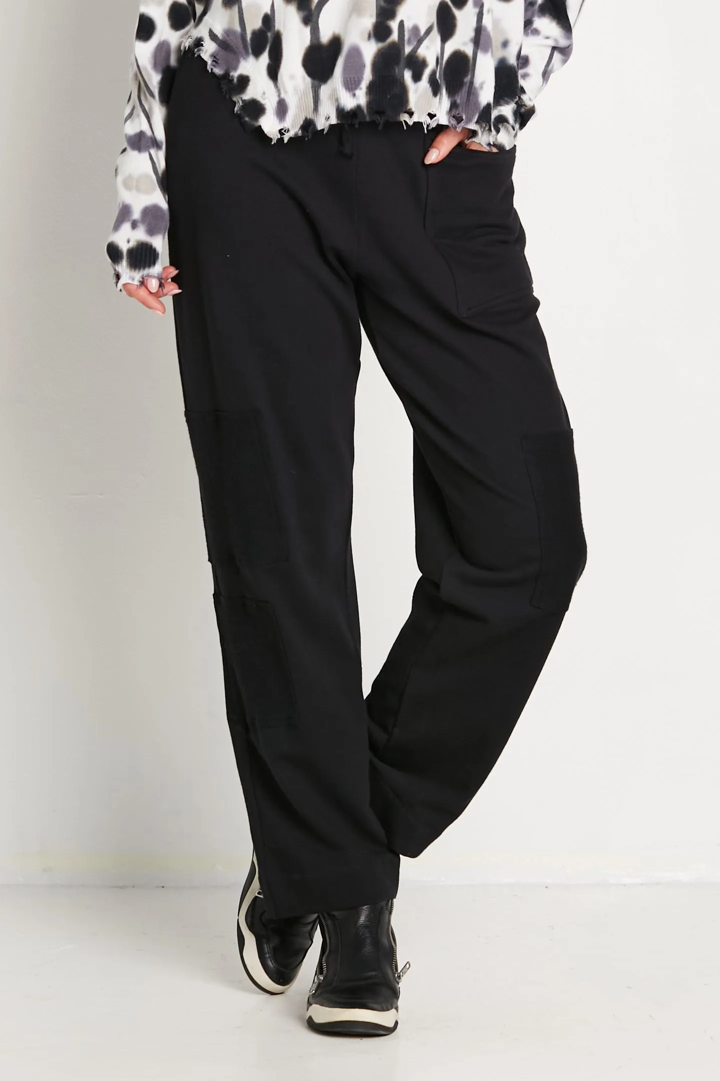 French Terry Patch Pants