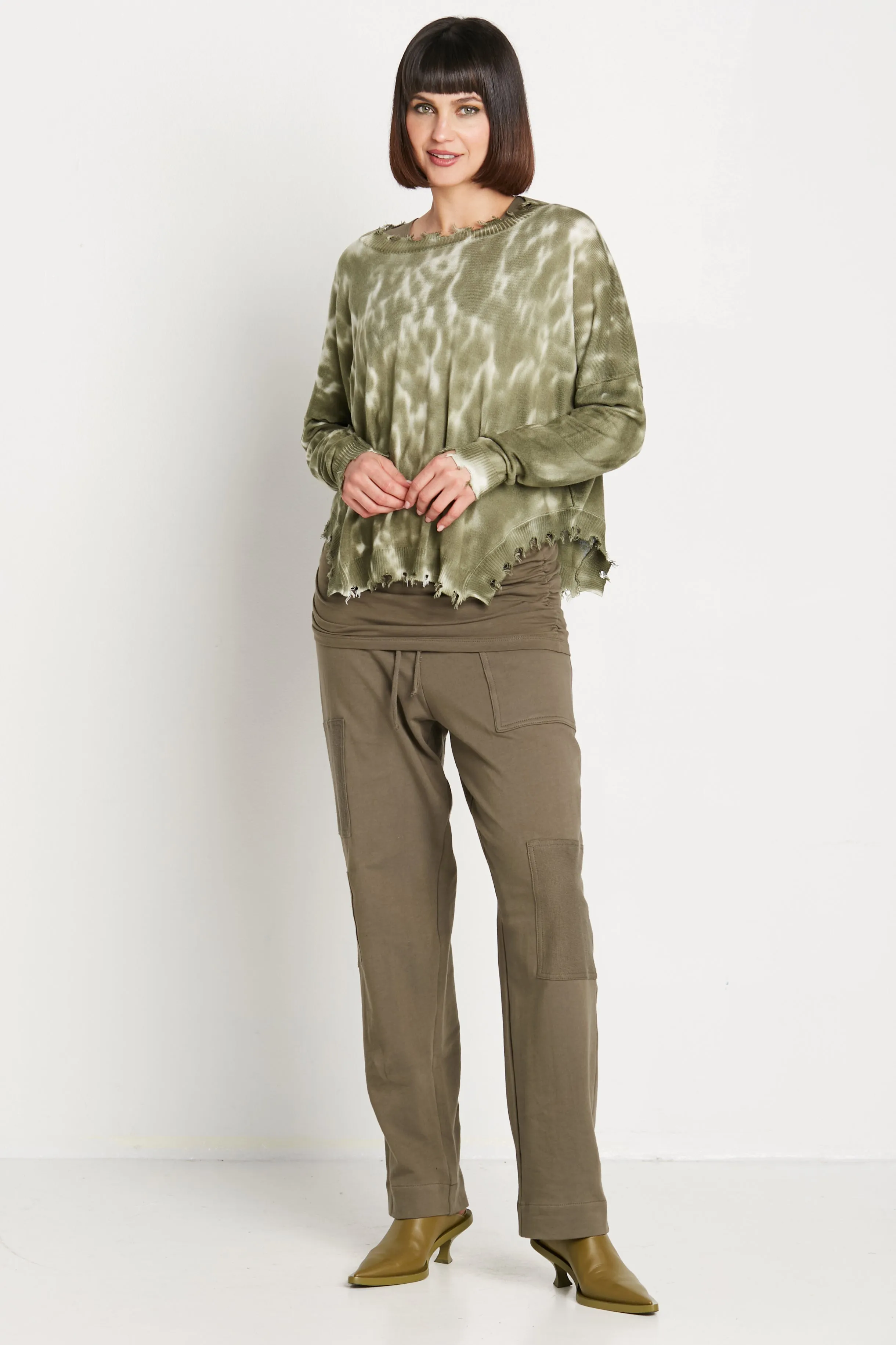 French Terry Patch Pants