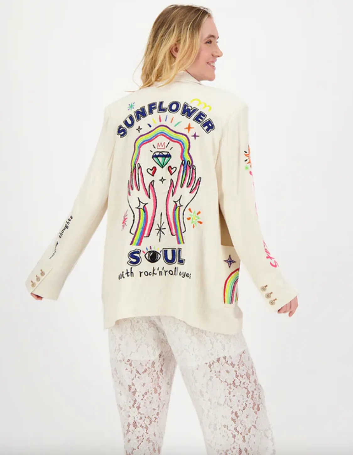 Freya Printed Jacket - Enlightenment