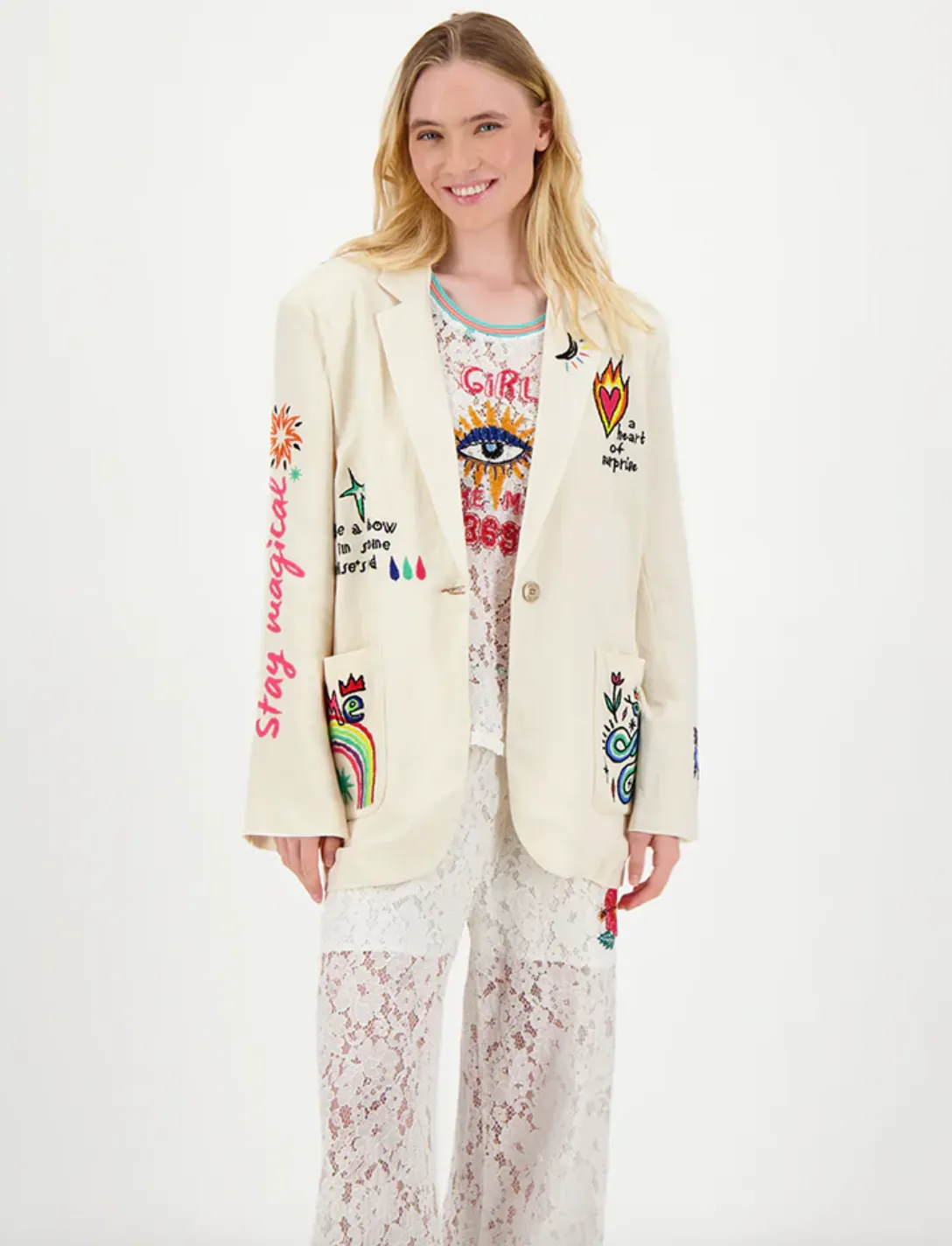 Freya Printed Jacket - Enlightenment