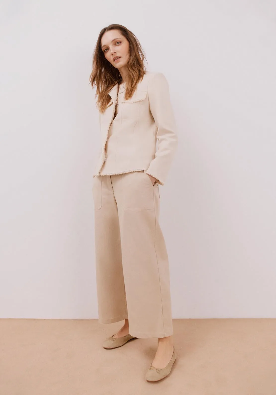 Fringe Jacket - Ivory