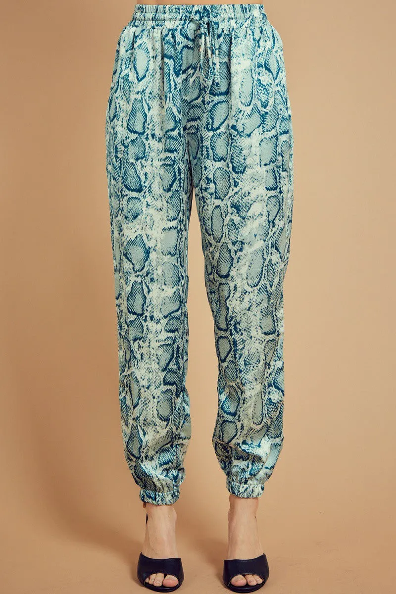 FSP7494-STK Snake Print Jogger Pants 6PK UNIT PRICE: $9.50