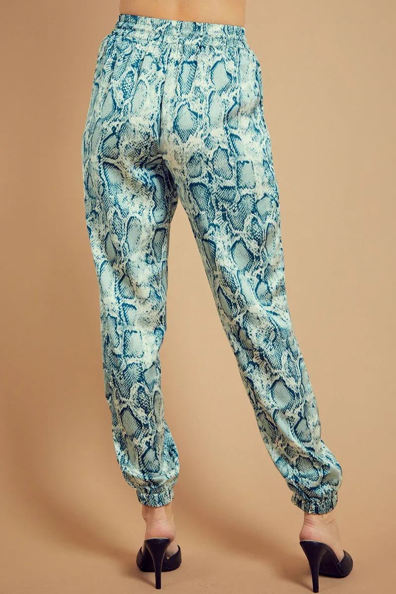 FSP7494-STK Snake Print Jogger Pants 6PK UNIT PRICE: $9.50