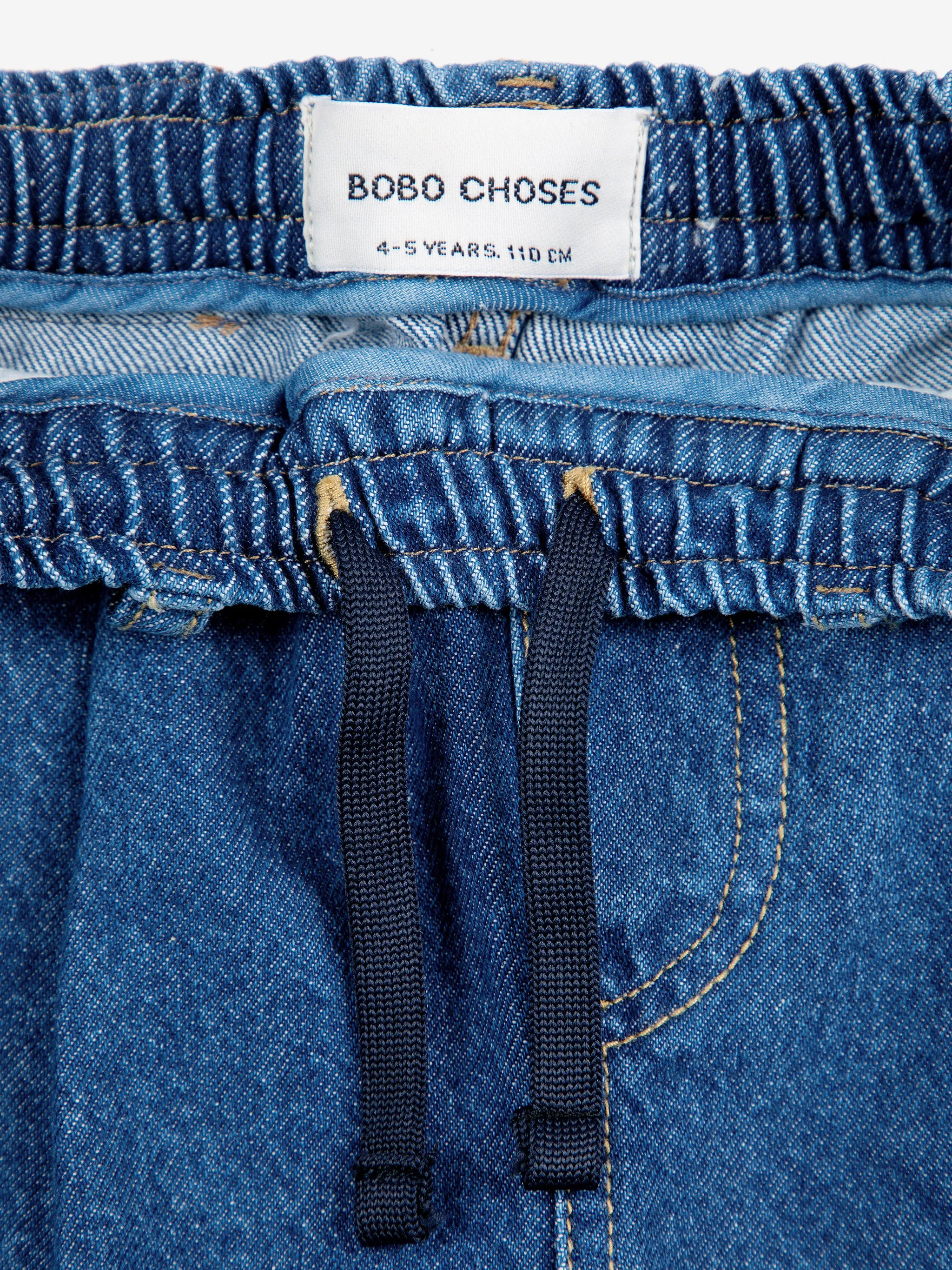 Funny Face denim jogger pants, Blue