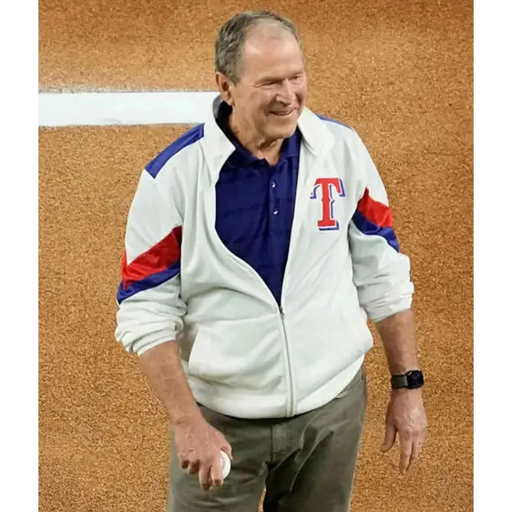 George Bush Texas Rangers Jacket