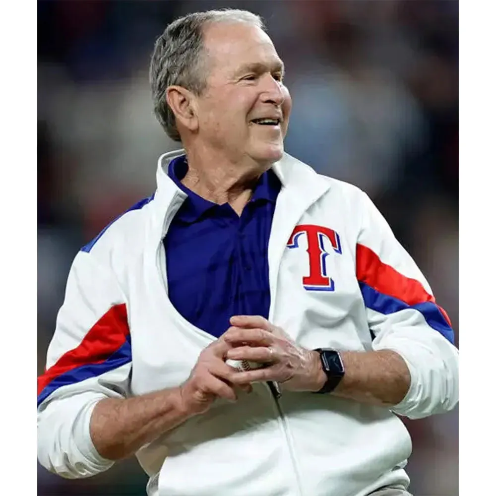 George Bush Texas Rangers Jacket