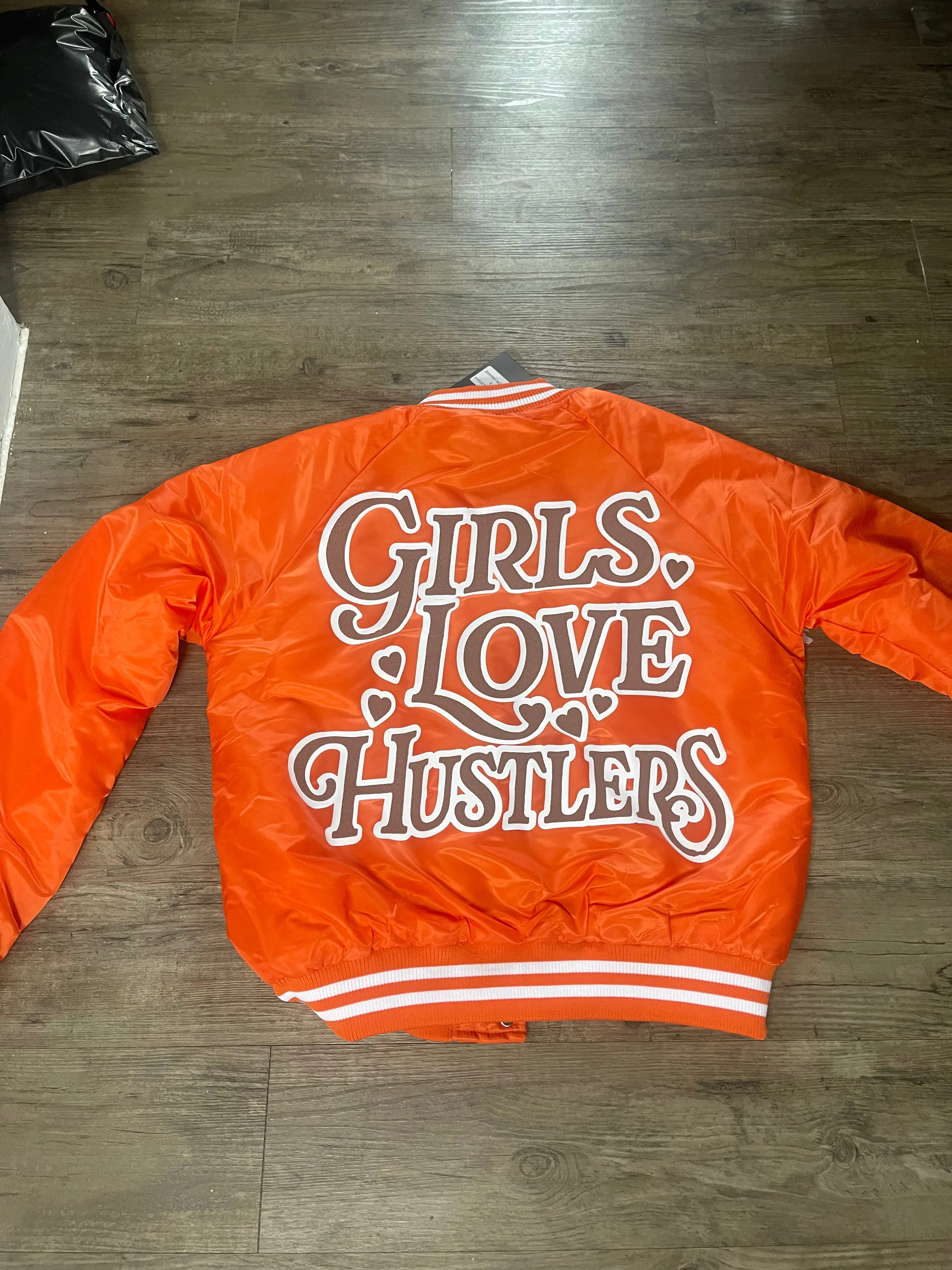 Girl Love Hustlers Bomber Jacket