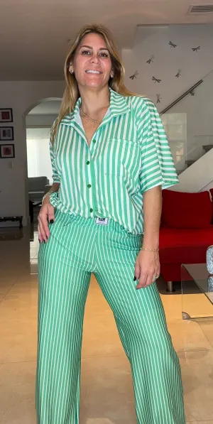 Green Lines Basic Thsirt
