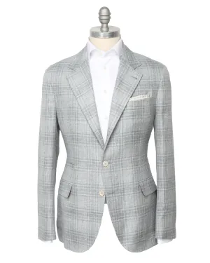 Grey Tonal Plaid Sportcoat