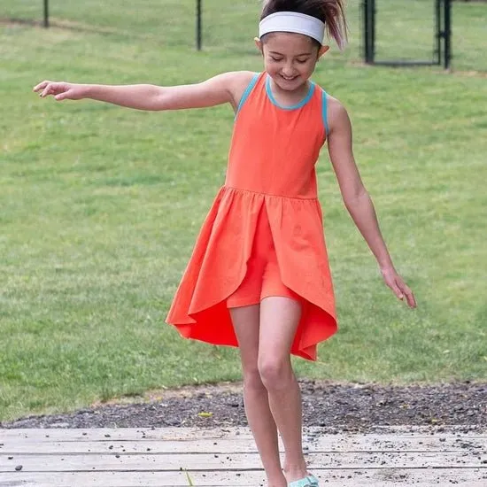 Happy Liv'n Dress - Tangerine