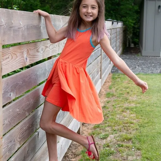 Happy Liv'n Dress - Tangerine