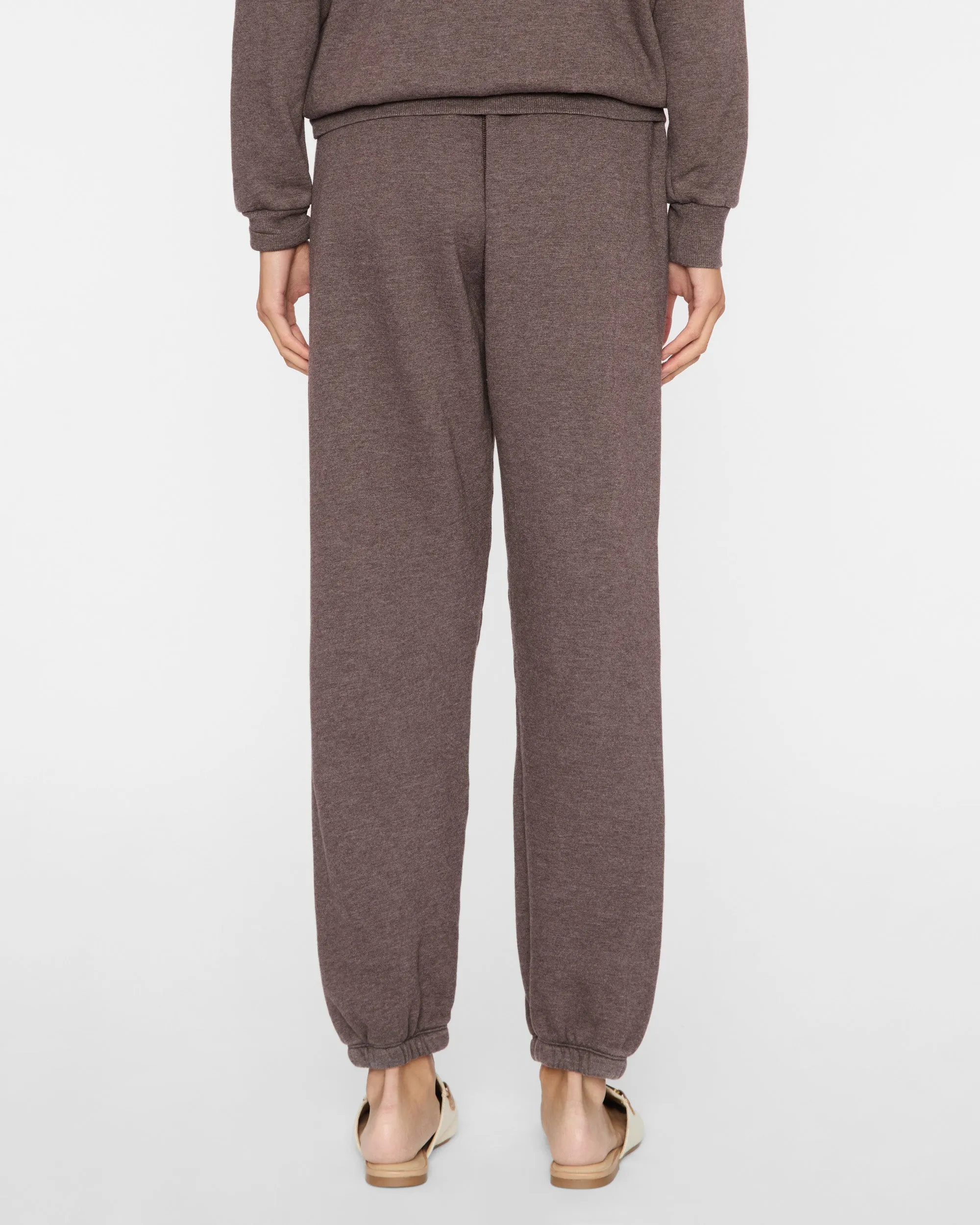Heart Sweatpant in Heathered Brown