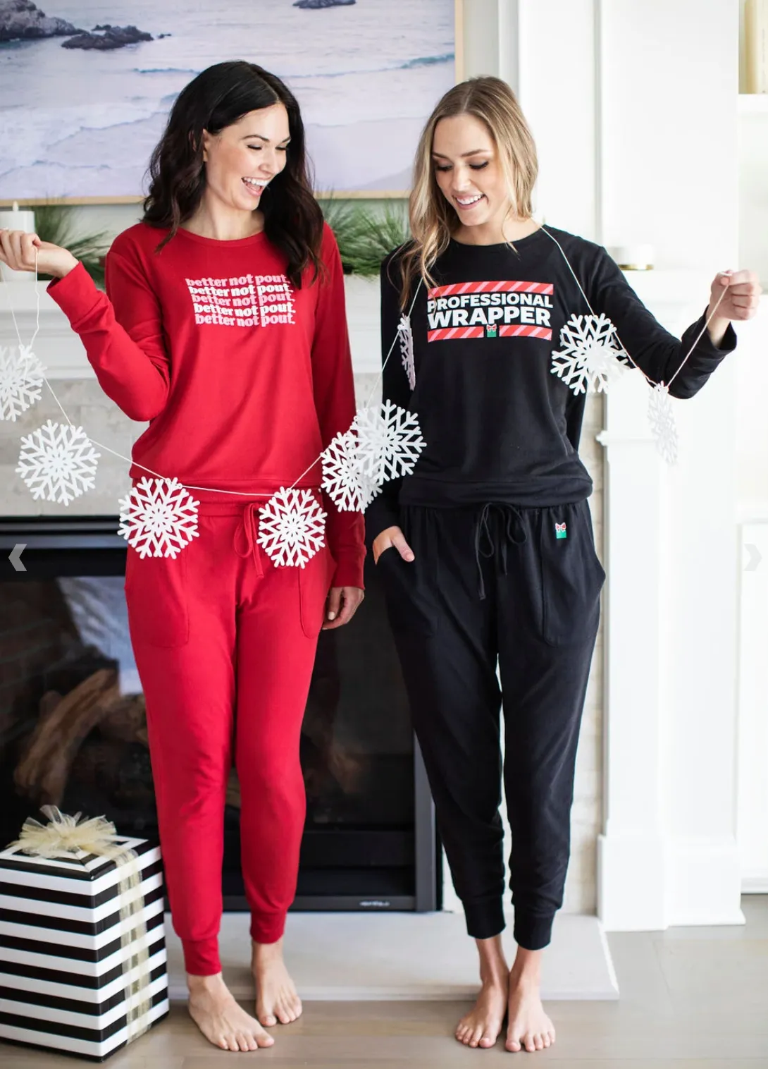 Hello Mello- Best Day Ever Holiday Pants, Red