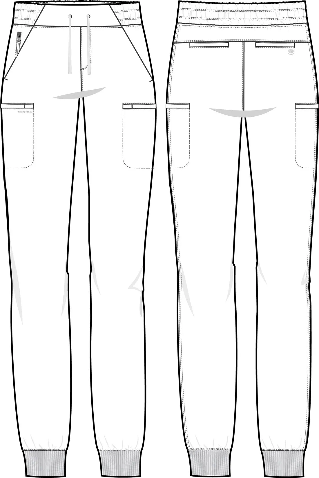 HH Works HH050 Rhea Jogger Pants Pewter