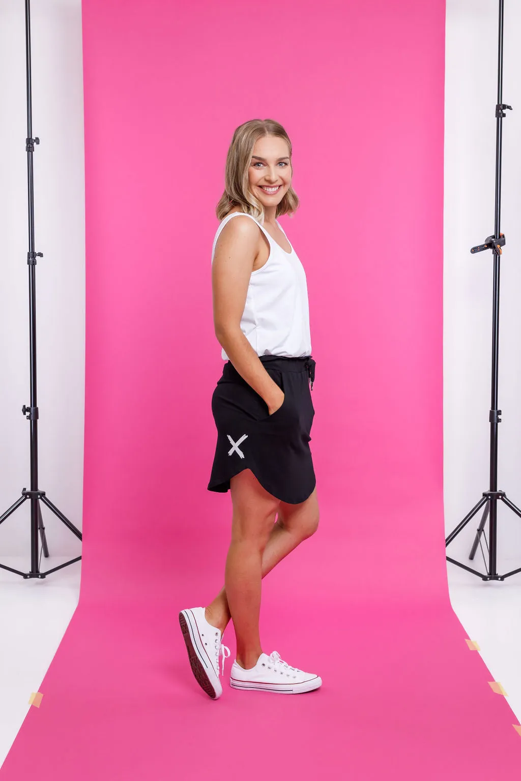 Homelee - Mini Skirt - Black