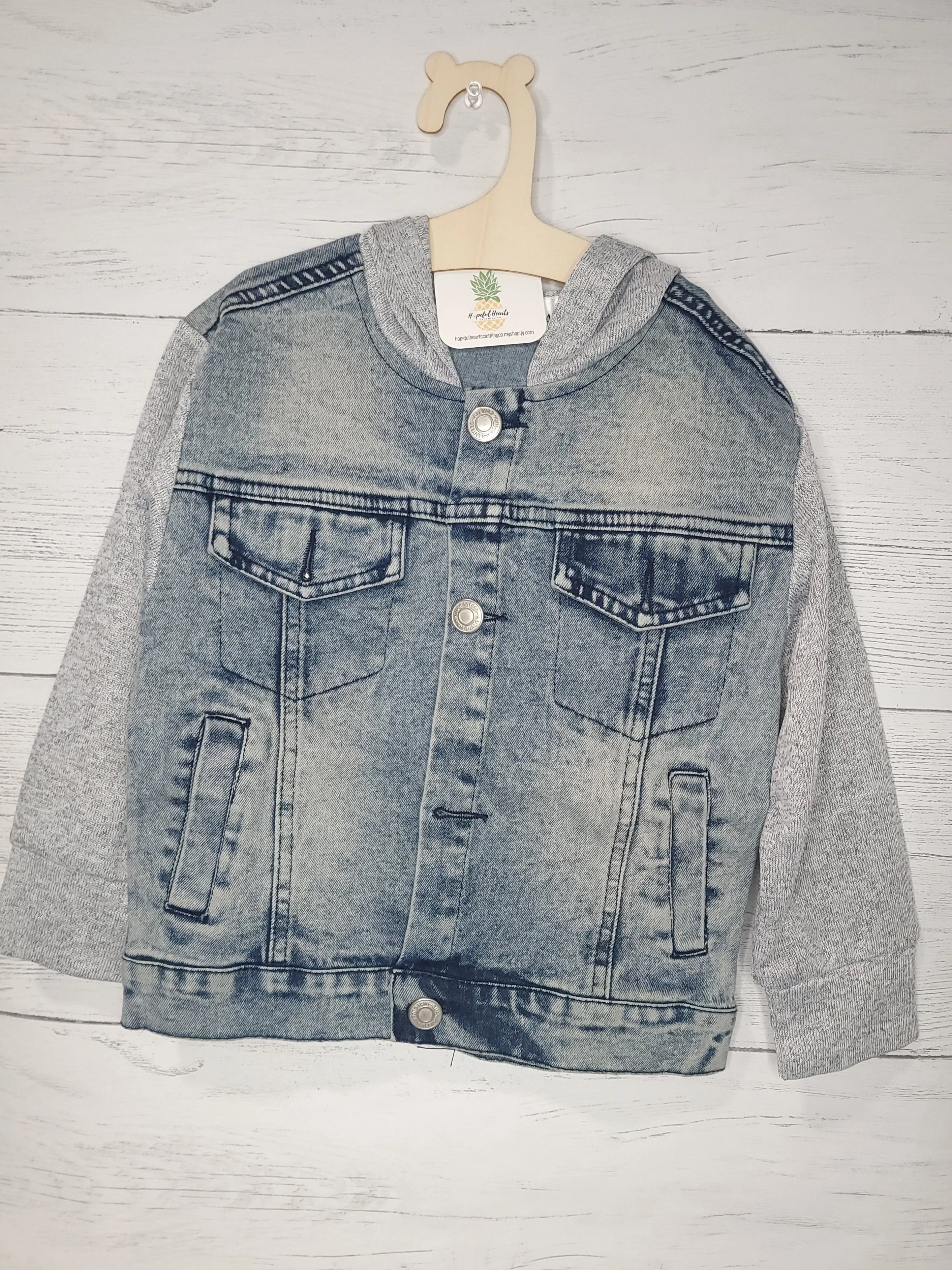Hooded Denim Jacket