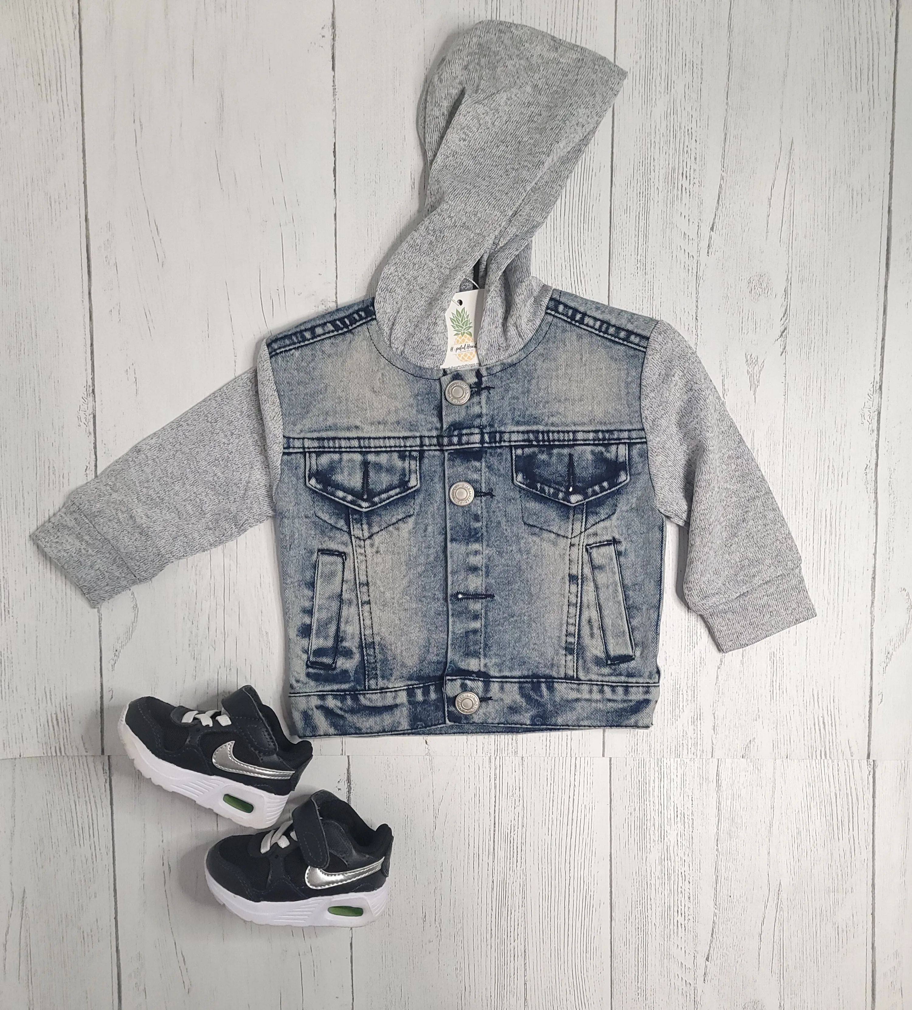 Hooded Denim Jacket
