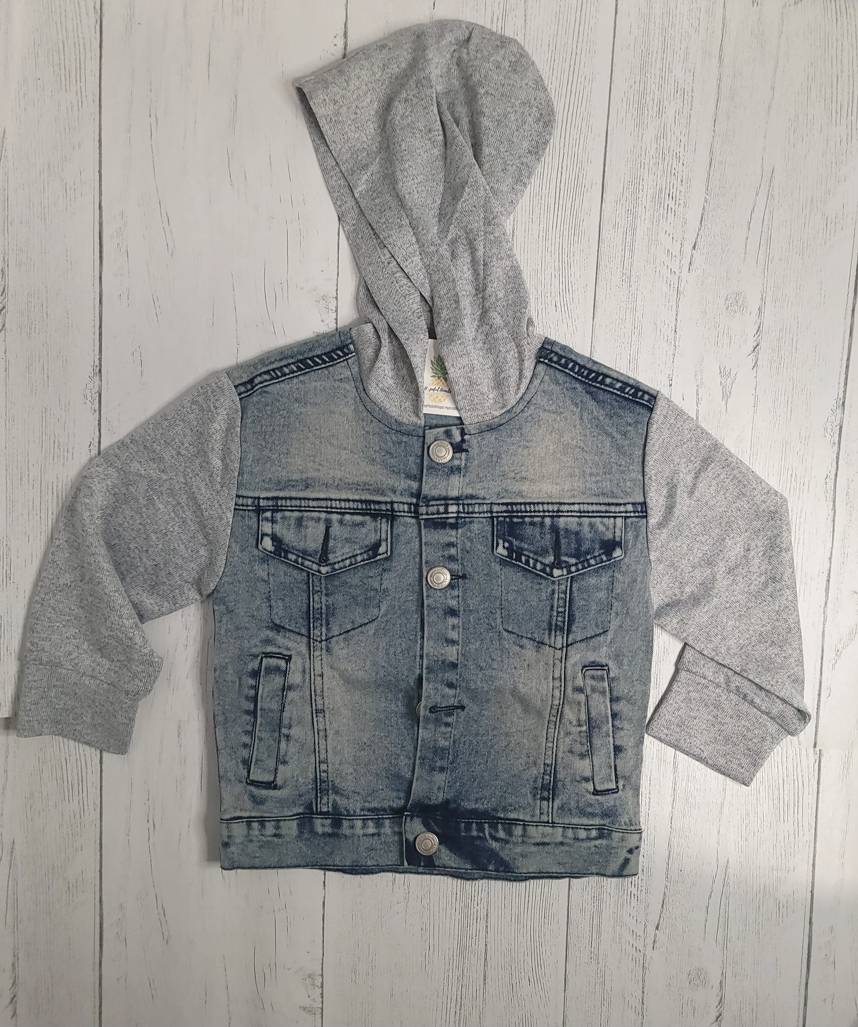 Hooded Denim Jacket
