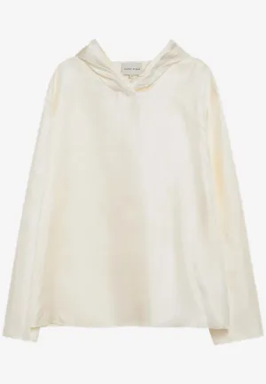 Hooded Silk Blouse