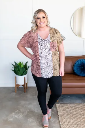 Hunt You Down Color Block Blouse