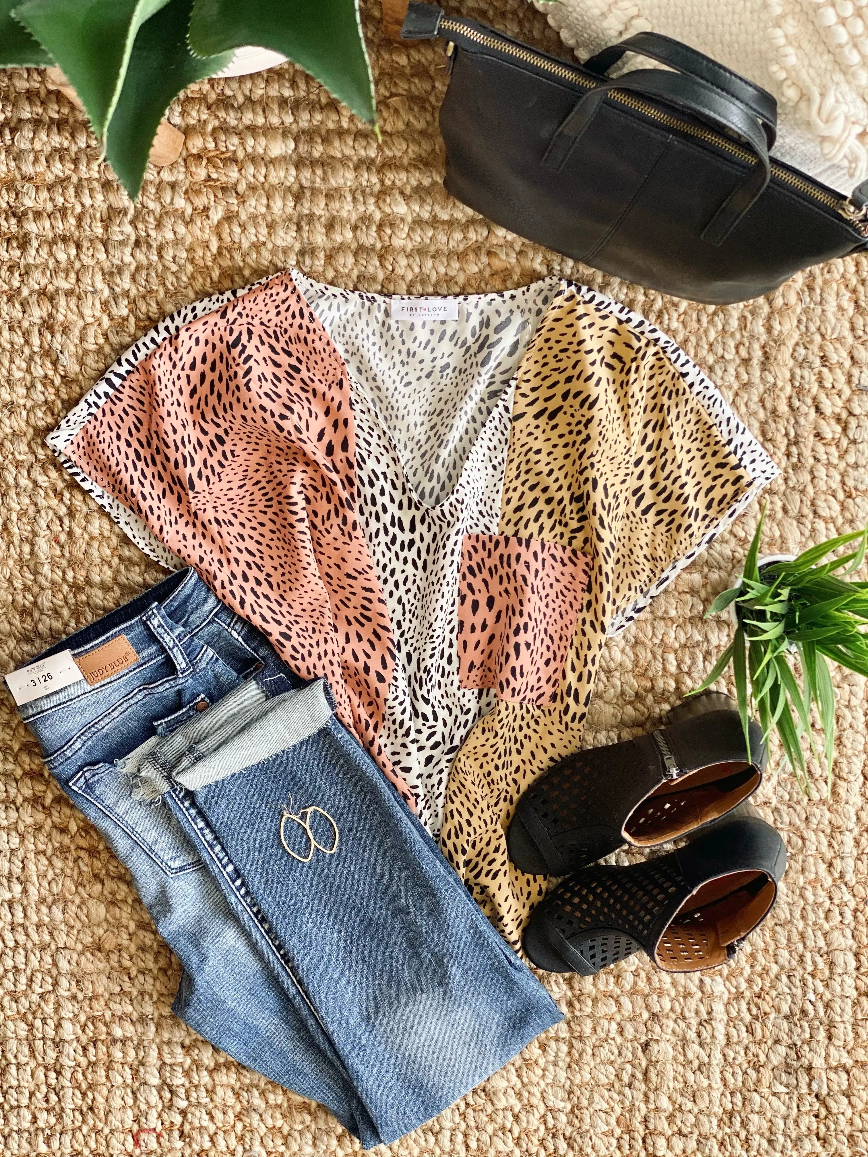 Hunt You Down Color Block Blouse