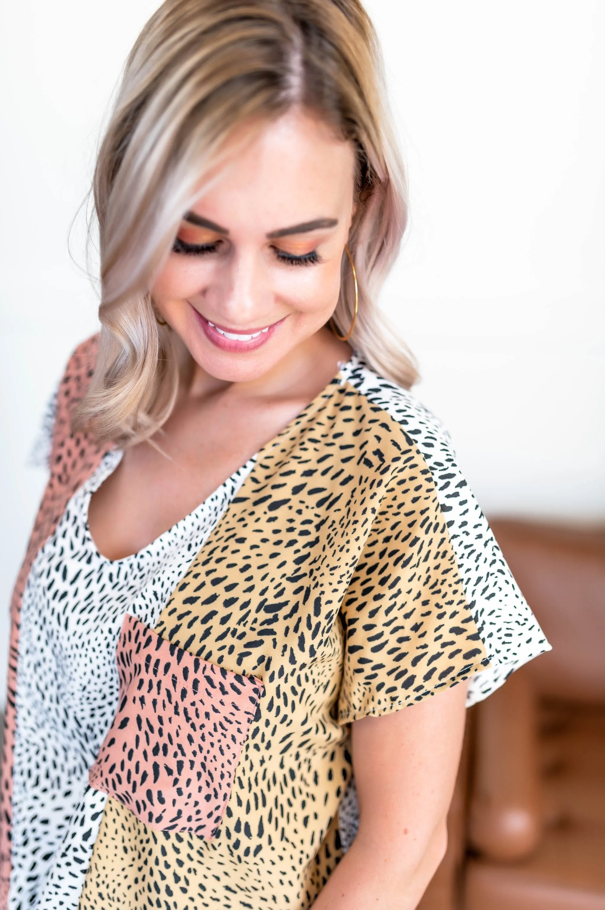 Hunt You Down Color Block Blouse