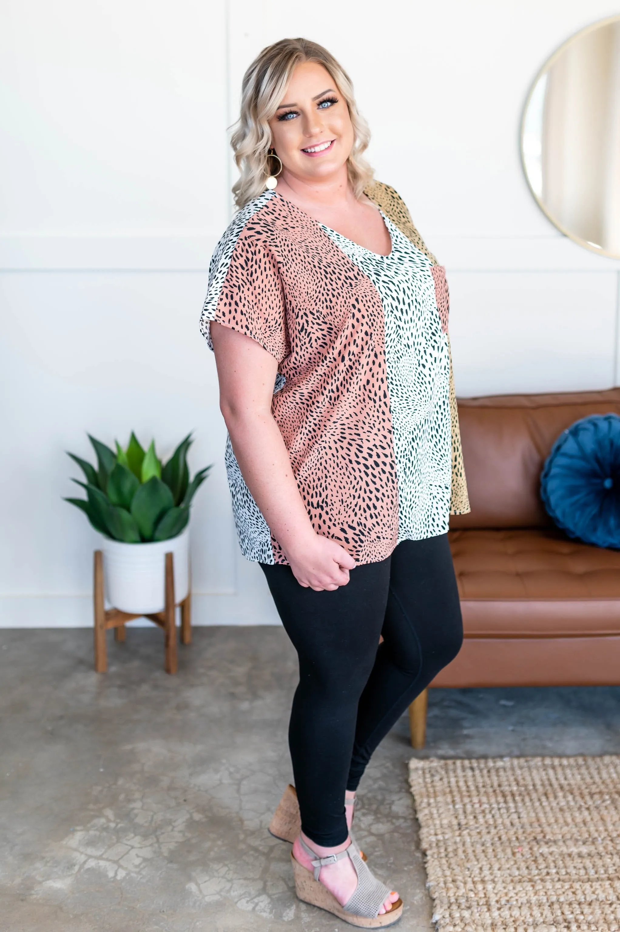 Hunt You Down Color Block Blouse