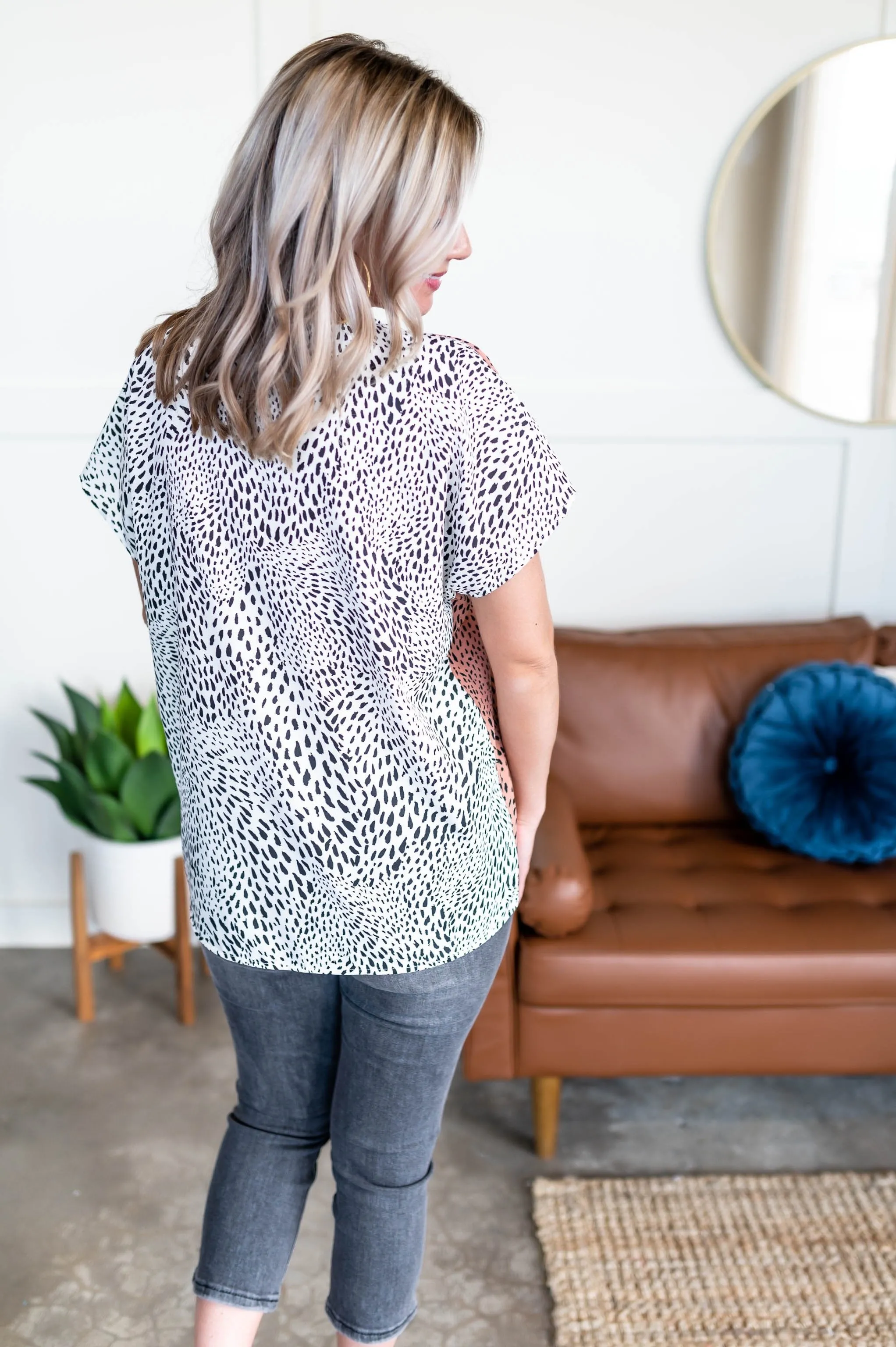 Hunt You Down Color Block Blouse