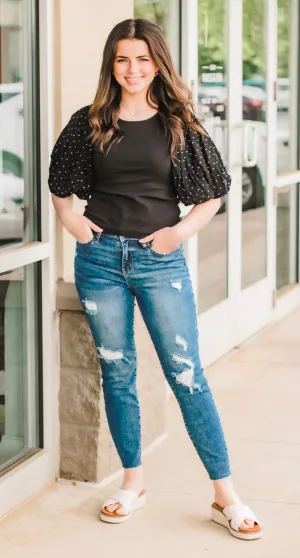 It's the Occasion Puff Sleeve Top