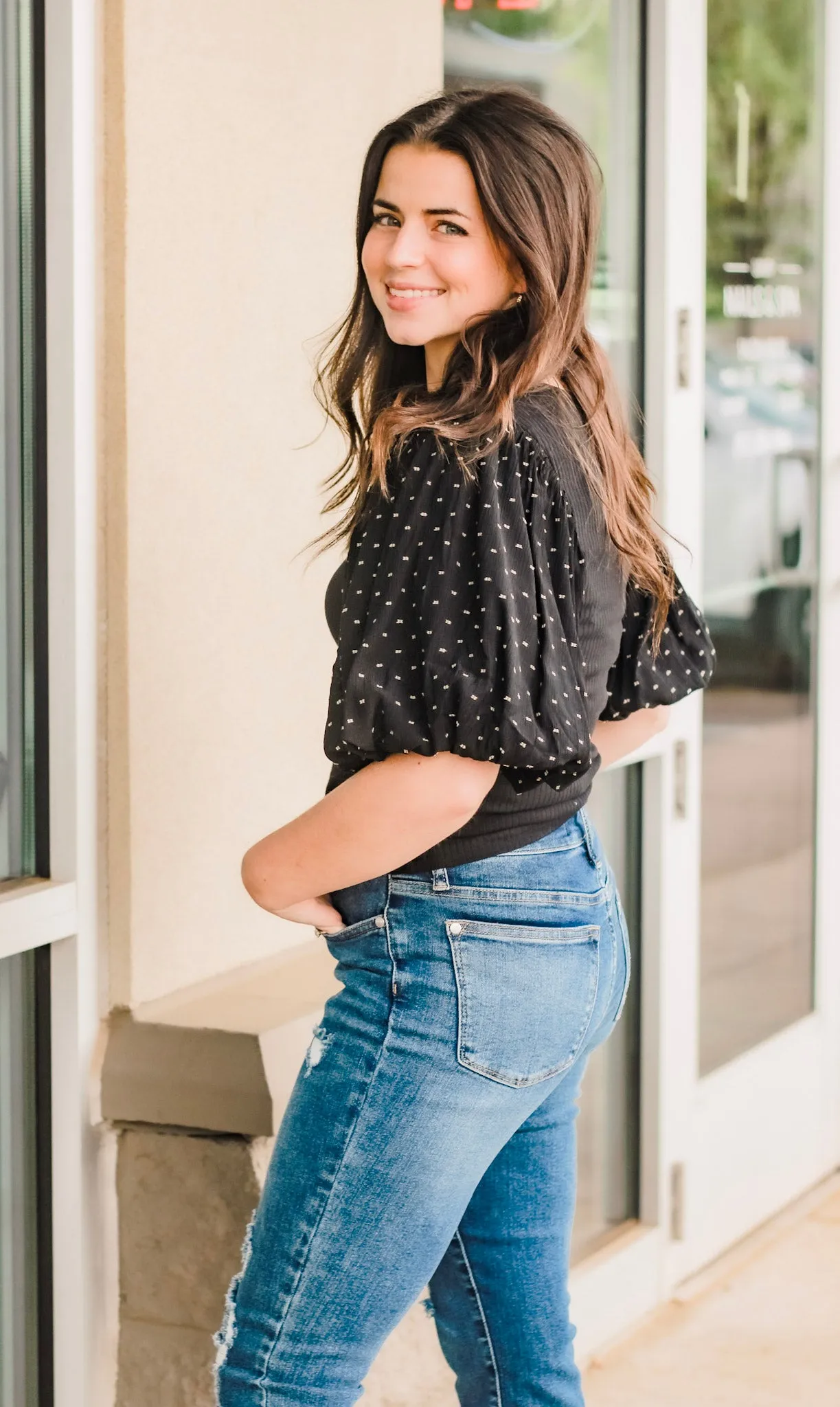 It's the Occasion Puff Sleeve Top