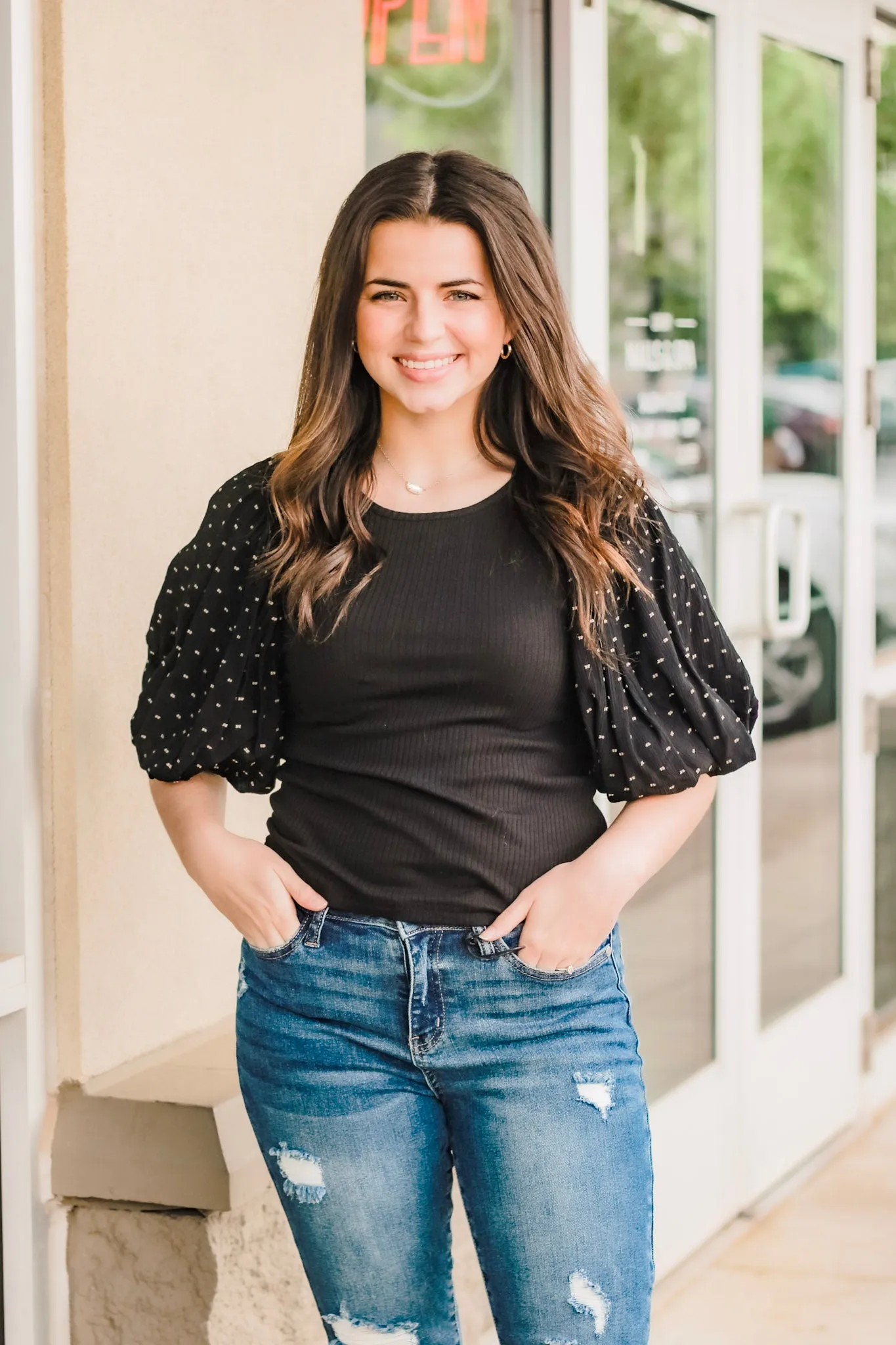 It's the Occasion Puff Sleeve Top