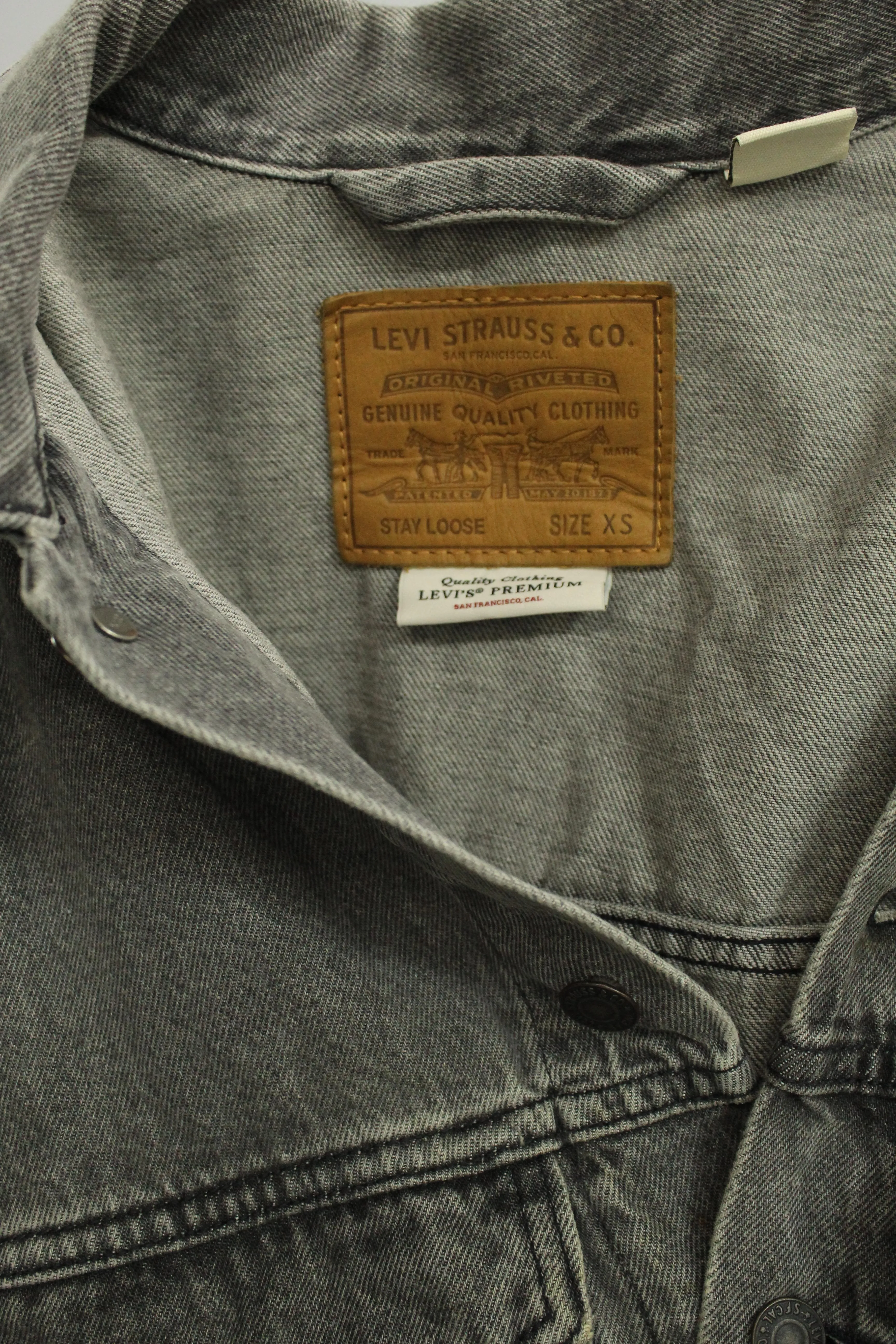 Jacket Gris Levis Talla Xs