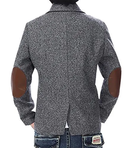JiaYou Child Kid Boy Grey Blazer Jacket, 6 Years