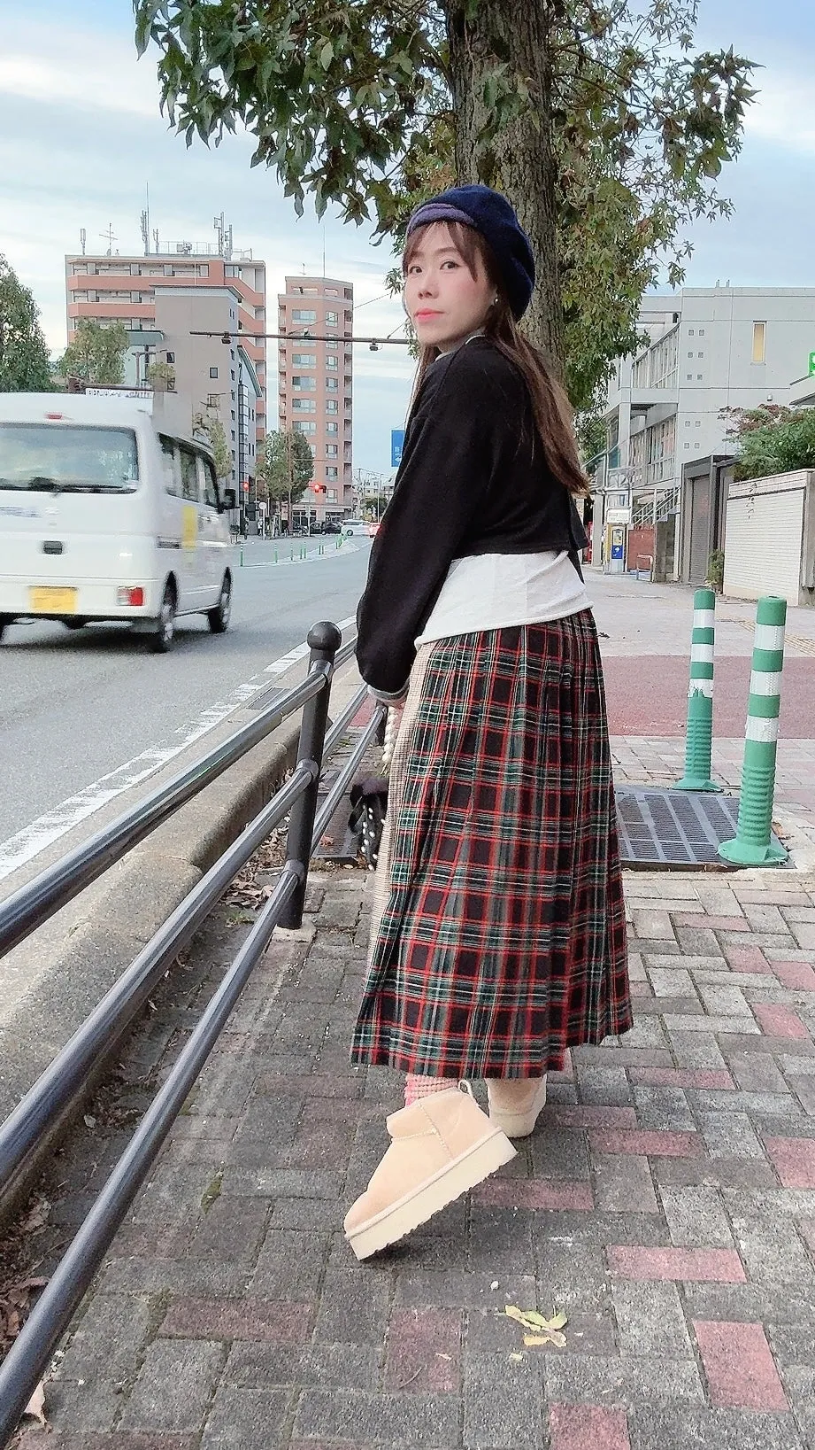 K360 360 °C無死角百摺格仔裙