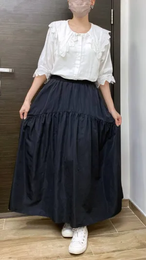 K462 弧形泡泡裙