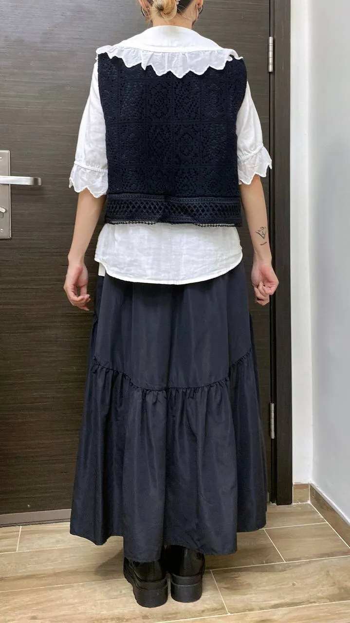 K462 弧形泡泡裙