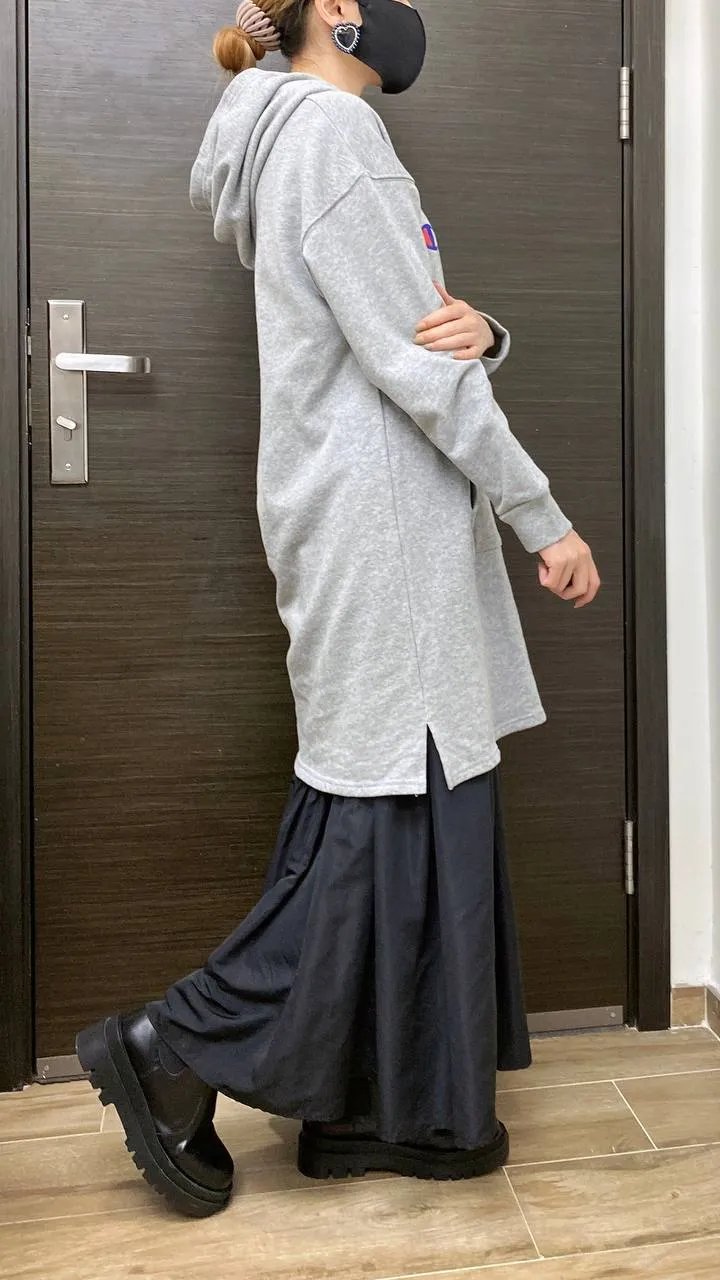 K462 弧形泡泡裙
