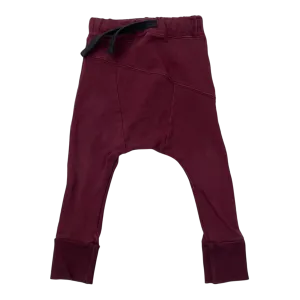 Kaiko sweatpants, wine red | 86/92cm