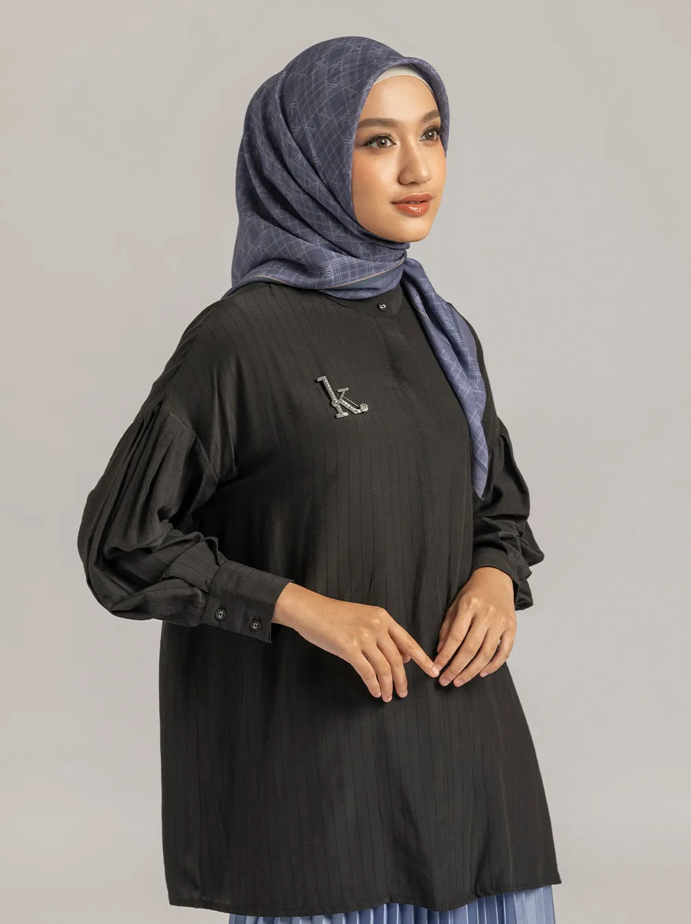 KALAYA TOP PLAIN BLACK