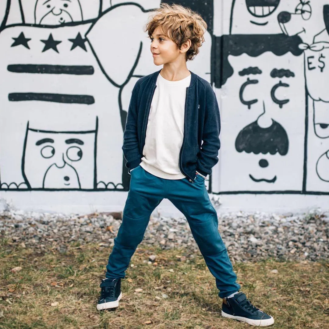Kay Sweatpants in Peacock Blue