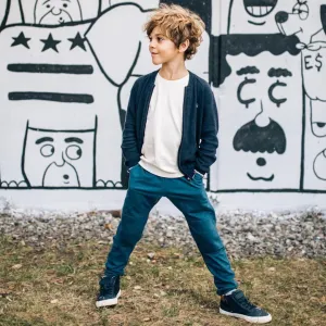 Kay Sweatpants in Peacock Blue