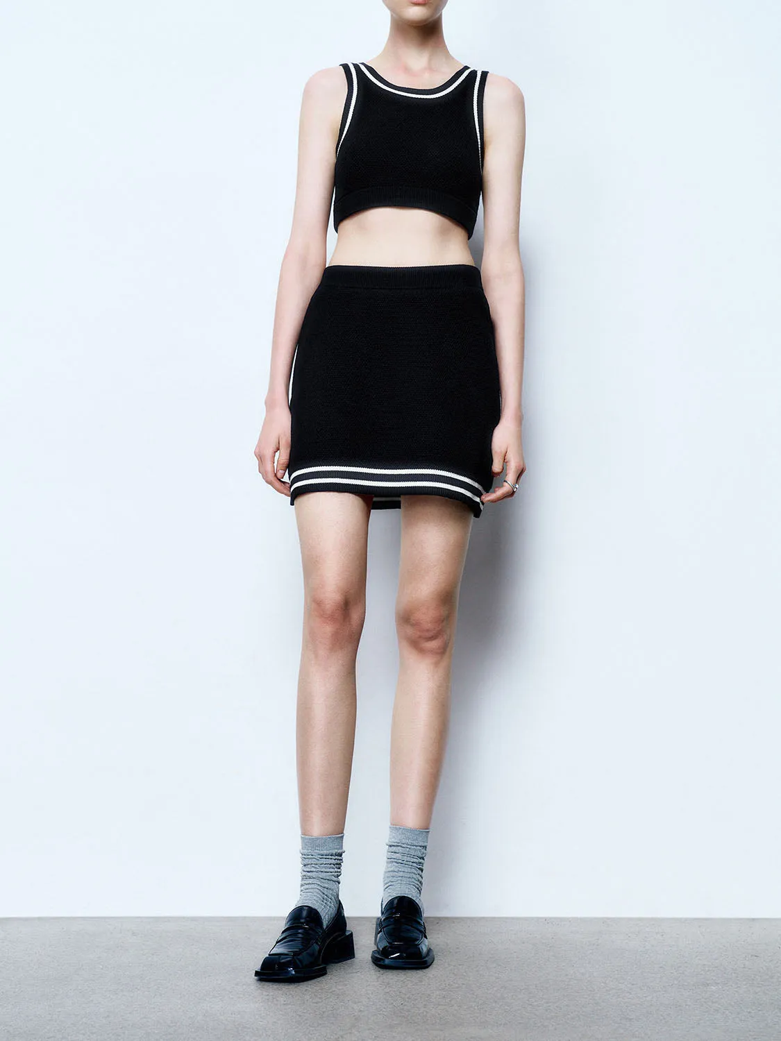Knitted Mini Skirts
