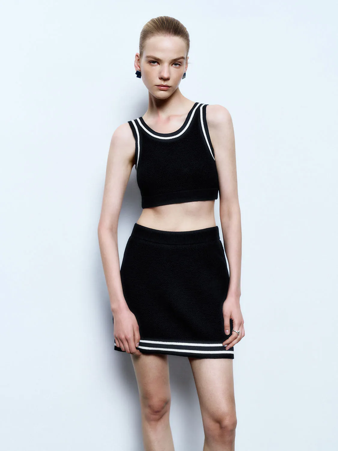 Knitted Mini Skirts