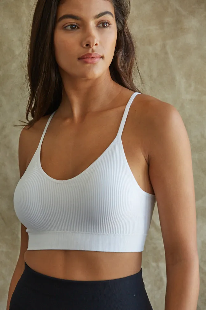 kylie padded brami - white
