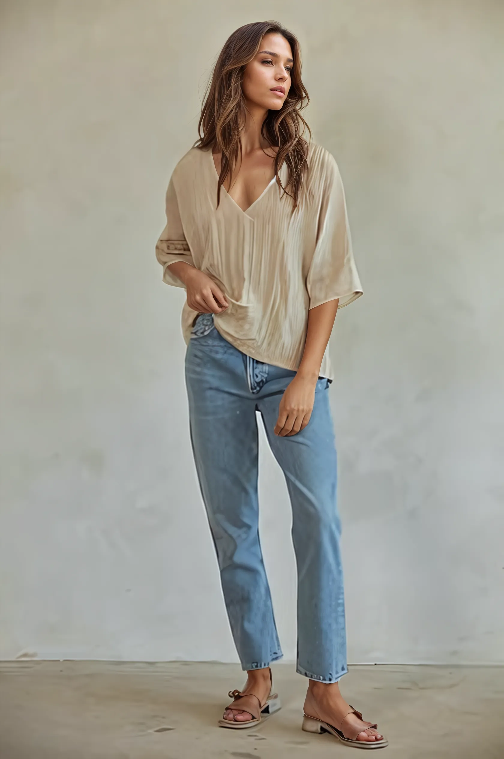 LENA TOP IN NATURAL