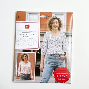 Liesl   Co : Geneva V-Neck Blouse