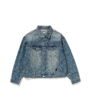 Line Camo Jacquard 13oz Denim Jacket