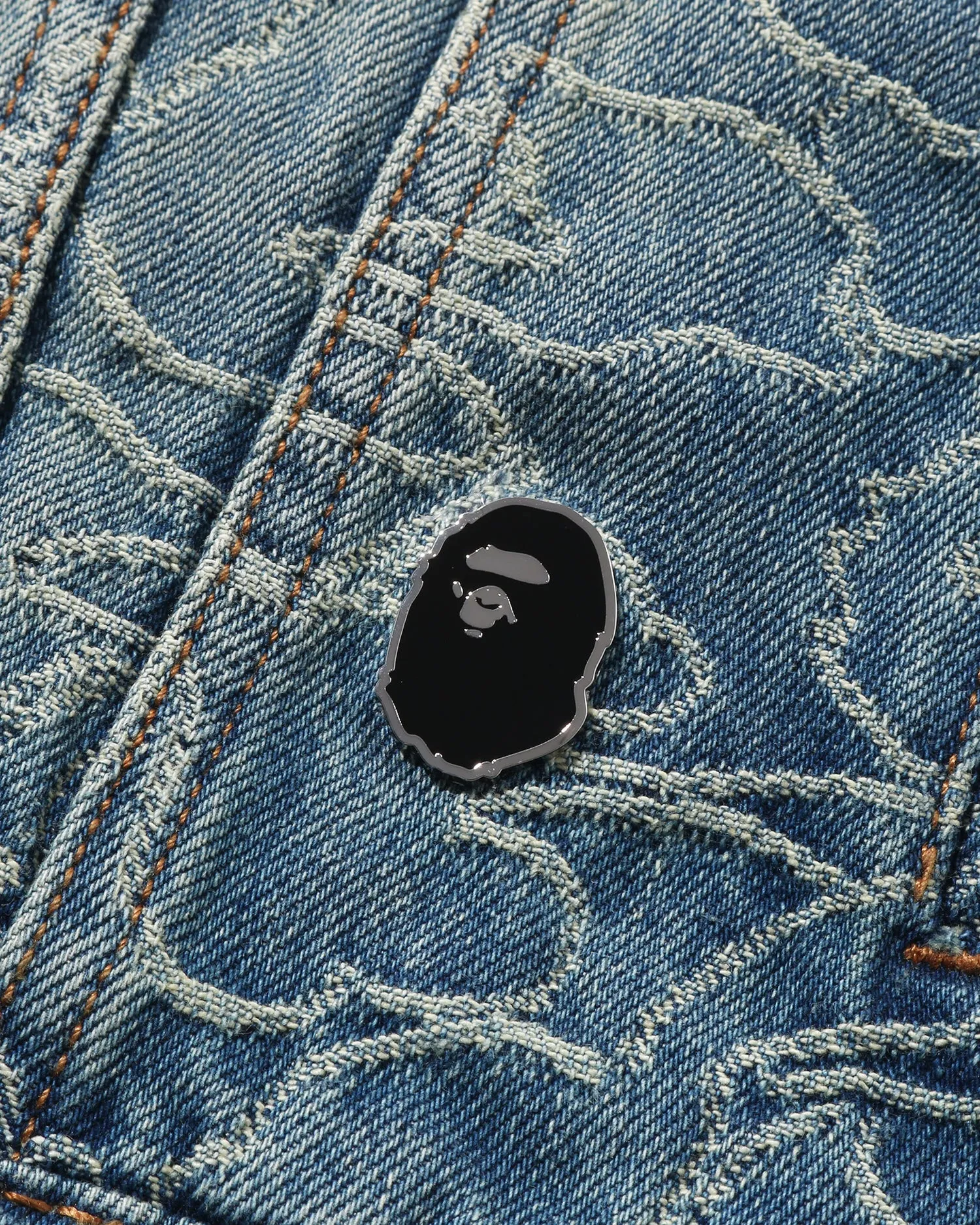 Line Camo Jacquard 13oz Denim Jacket