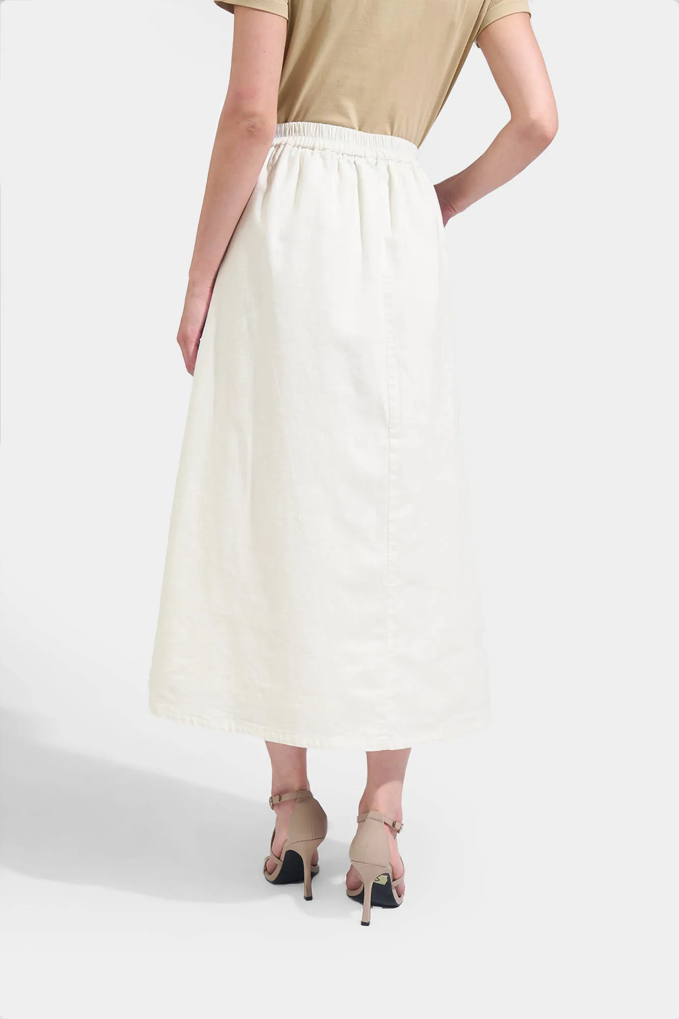 Linen A-Line Skirt